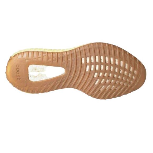 ADIDAS Yeezy Boost 350 V2 'Semi Frozen Yellow' Size 10 - Picture 8 of 9